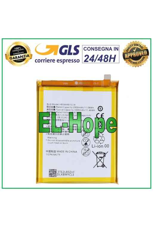 BATERÍA HB366481ECW PARA HUAWEI P SMART FIG-L21 FIG-LX1 3000 mAh IGUAL A LA ORIGINAL