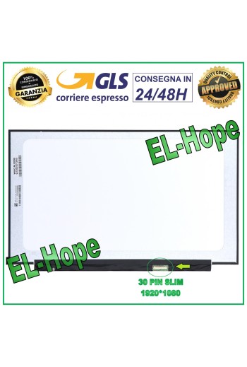 PANTALLA TV161FHM-NH0 PORTÁTIL LCD 16.1 30 PINES SLIM 1920*1080 FHD LED PANTALLA