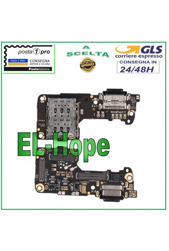 CONECTOR DE CARGA PARA XIAOMI Mi 12X MICRÓFONO LECTOR SIM BASE DE CARGA TIPO C