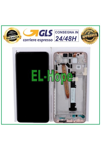 Pantalla LCD original XIAOMI POCO X3 NFC M2007J20CI con marco tactil dorado