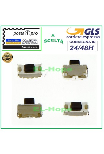 LLAVE BOTÓN MICRO INTERRUPTOR ENCENDIDO APAGADO VOLUMEN 2X4X3.5mm