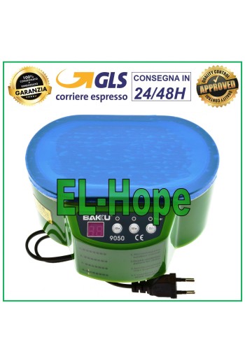 BAKU BK-9050 TANQUE ULTRASONIDO 30 50W 220V LIMPIEZA DE PLACA BASE BAÑO QUÍMICO