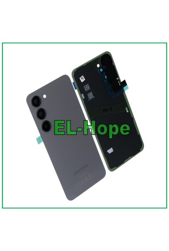 CUBIERTA DE BATERÍA ORIGINAL SAMSUNG GALAXY S23 5G SM-S911B CUERPO DE VIDRIO GRIS