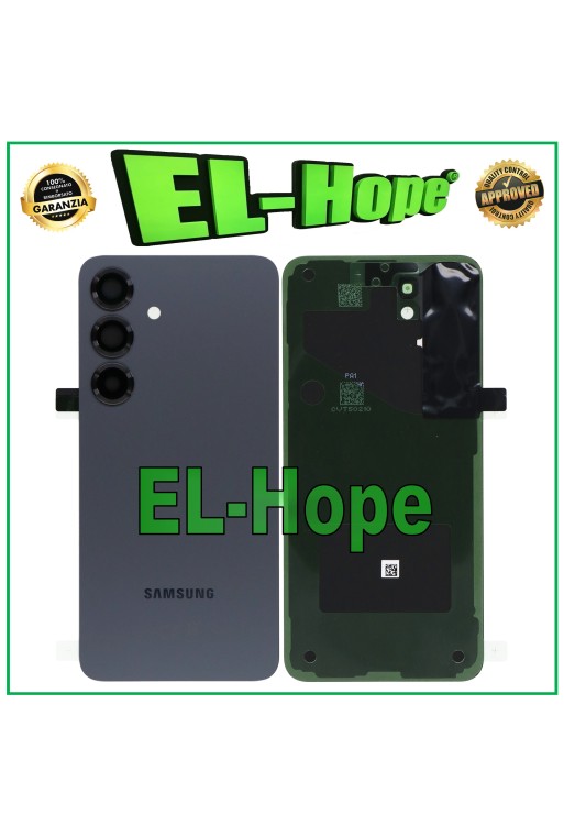 CARCASA DE BATERÍA ORIGINAL SAMSUNG GALAXY S25 SM-S931 TAPA TRASERA NEGRA