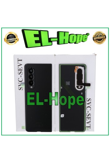 Carcasa trasera negra original para Samsung Galaxy Z Fold 3 5G SM-F926