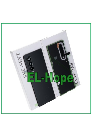 Carcasa trasera negra original para Samsung Galaxy Z Fold 3 5G SM-F926