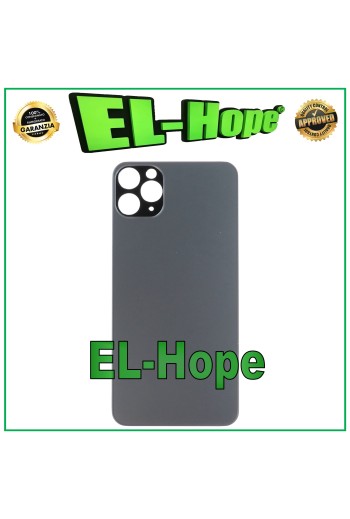 CRISTAL TRASERO PARA IPHONE 11 PRO MAX FUNDA GRAN AGUJERO ESPACIAL GRIS