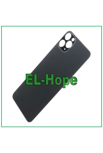 CRISTAL TRASERO PARA IPHONE 11 PRO MAX FUNDA GRAN AGUJERO ESPACIAL GRIS