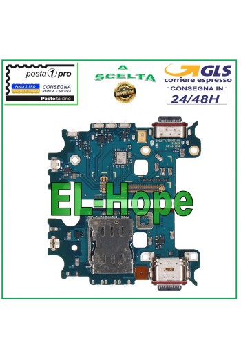 CONECTOR DE CARGA SAMSUNG GALAXY S22+ PLUS SM-S906 LECTOR SIM BASE DE CARGA