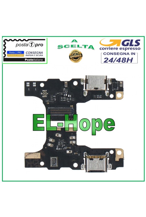 Conector de carga para Nokia G21 TA-1418, base de carga PCB para micrófono, tipo C 
