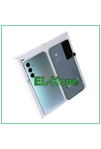 CUBIERTA DE BATERÍA ORIGINAL SAMSUNG GALAXY A34 5G SM-A346B CUERPO DE VIDRIO PLATA