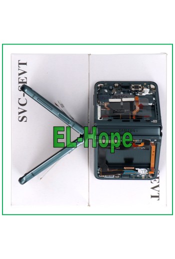 PANTALLA LCD ORIGINAL SAMSUNG GALAXY Z FLIP 3 5G SM-F711B TÁCTIL VERDE VERDE