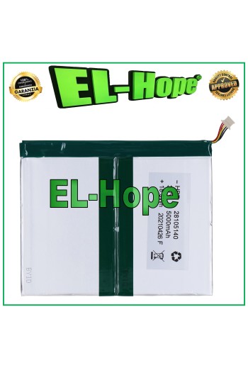 Batería para Mediacom IYO 10 M-SP1DY M-SP1DY4G 5000 mAh 13,8 cm x 11,2 cm x 0,3 mm