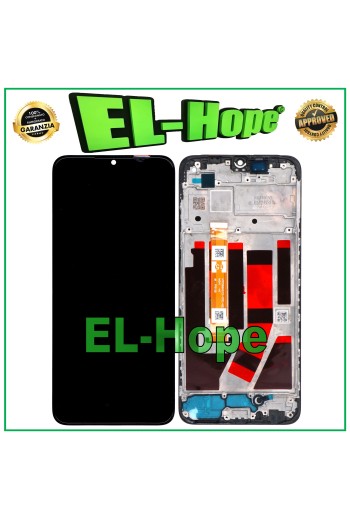 MARCO DE PANTALLA LCD PARA OPPO A38 4G CPH2579 / A18 CPH2591 PANTALLA TÁCTIL CRISTAL NEGRO