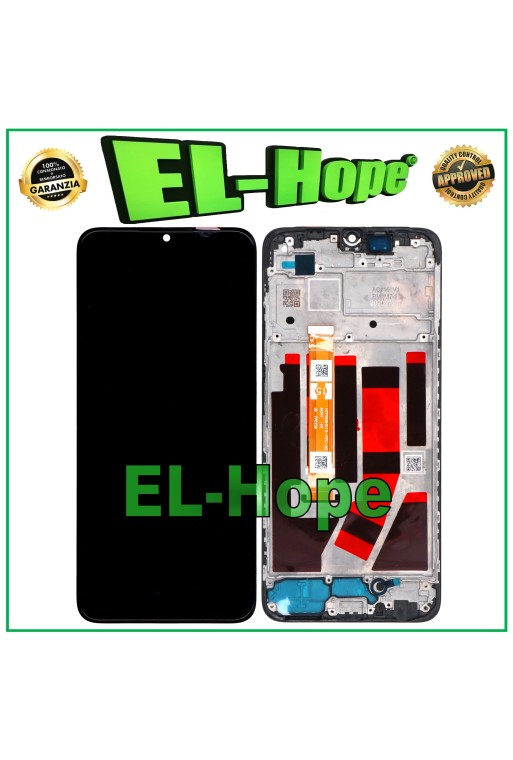 MARCO DE PANTALLA LCD PARA OPPO A38 4G CPH2579 / A18 CPH2591 PANTALLA TÁCTIL CRISTAL NEGRO