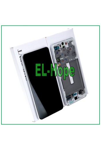 MARCO ORIGINAL PANTALLA LCD SAMSUNG GALAXY S21 FE SM-G990B PANTALLA TÁCTIL BLANCA