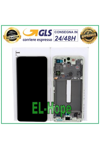 MARCO ORIGINAL PANTALLA LCD SAMSUNG GALAXY S21 FE SM-G990B TÁCTIL VERDE