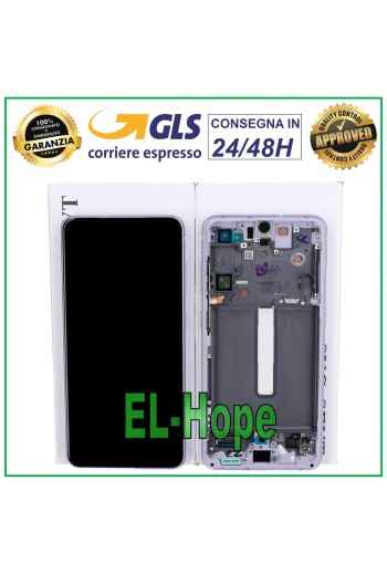 MARCO ORIGINAL PANTALLA LCD SAMSUNG GALAXY S21 FE SM-G990B PANTALLA TÁCTIL MORADA