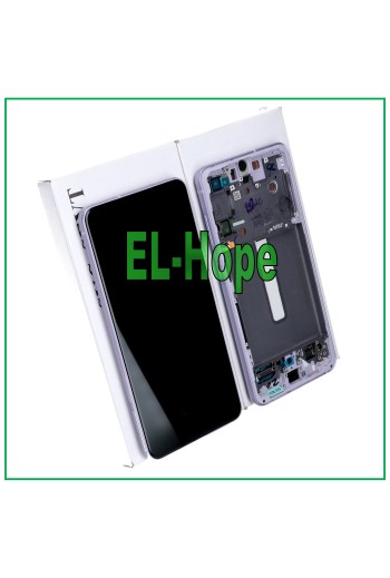 MARCO ORIGINAL PANTALLA LCD SAMSUNG GALAXY S21 FE SM-G990B PANTALLA TÁCTIL MORADA