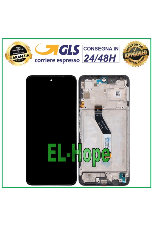 PANTALLA LCD + MARCO XIAOMI REDMI NOTE 11S 5G 2021 22031116BG PANTALLA TÁCTIL NEGRA