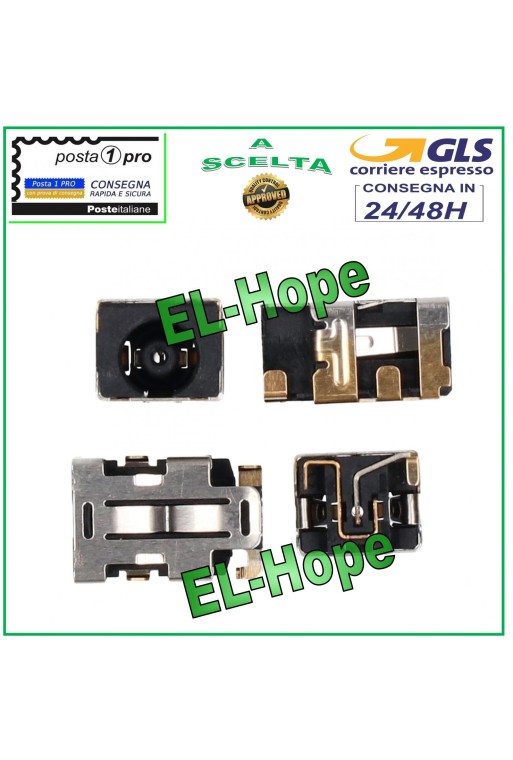 CONECTOR DE ALIMENTACIÓN PJ675 ENCHUFE DE ALIMENTACIÓN CC PARA PORTÁTIL ASUS P2520 P2520L