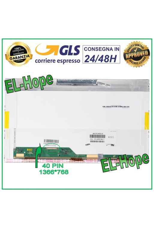 PANTALLA LTN156WH4 (TL)(A1) PORTÁTIL LCD 15.6 40 PINES SLIM 1366*768 PANTALLA LED