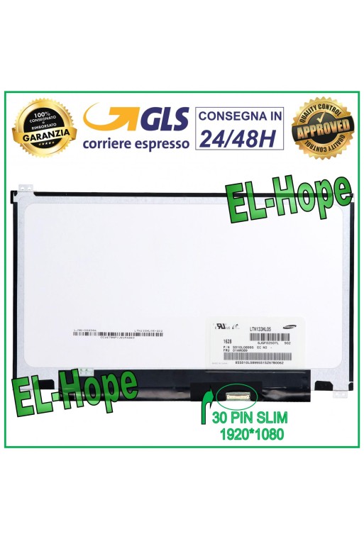 PANTALLA NV133FHM-N42 PORTÁTIL LCD 13.3 30 PINES SLIM 1920*1080 FHD LED PANTALLA