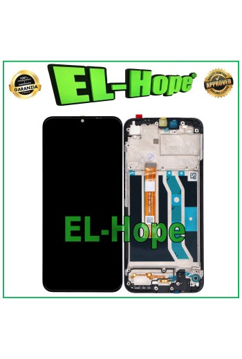 PANTALLA LCD + MARCO PARA OPPO REALME C25Y RMX3265 PANTALLA TÁCTIL DE VIDRIO NEGRO