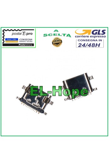Conector de carga para Mediacom Smartpad IYO 10 M-SP1DY / X10 M-SP1X10 tipo C de 12 pines