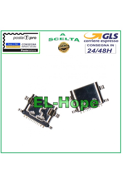 Conector de carga para Mediacom Smartpad IYO 10 M-SP1DY / X10 M-SP1X10 tipo C de 12 pines