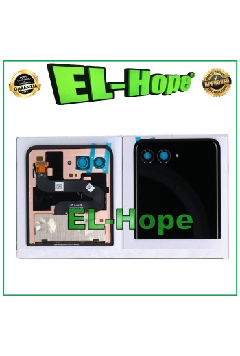CUERPO DE VIDRIO DE PANTALLA EXTERNA ORIGINAL MOTOROLA MOTO RAZR 50 ULTRA XT2451 NEGRO