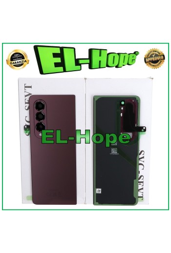 FUNDA TRASERA ORIGINAL PARA SAMSUNG GALAXY Z FOLD 4 5G SM-F936B COLOR BURDEOS