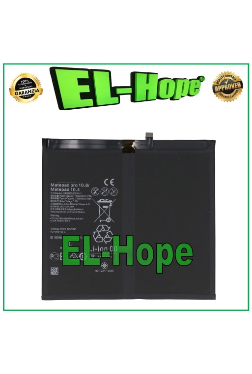 BATERÍA HB28D8C8ECW-12 PARA HUAWEI MATEPAD PRO MRX-W09 WI-FI 2019 PARI ORIGINAL