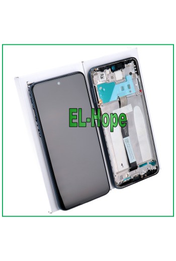 PANTALLA LCD TÁCTIL ORIGINAL + MARCO XIAOMI REDMI NOTE 9 PRO MAX M2003J6B1I NEGRO
