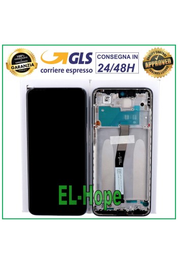 PANTALLA TÁCTIL ORIGINAL + MARCO XIAOMI REDMI NOTE 10 LITE PANTALLA NEGRA