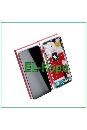 PANTALLA ORIGINAL DE MARCO IGUAL SERVICIO HONOR 90 LITE CRT-NX1 PANTALLA TÁCTIL PLATEADA