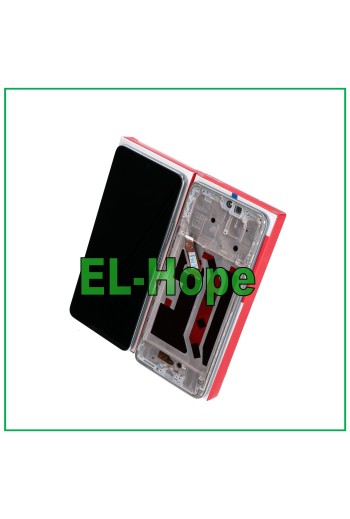 PANTALLA LCD TÁCTIL CON MARCO IGUAL AL SERVICIO ORIGINAL HONOR X9 5G ANY-NX1 CRISTAL PLATEADO