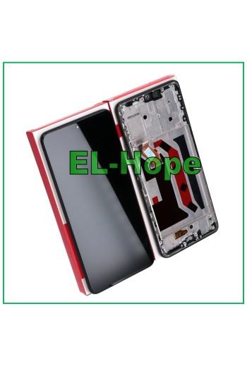PANTALLA LCD TÁCTIL + MARCO ORIGINAL PARI SERVICE HONOR X9 5G ANY-NX1 CRISTAL NEGRO