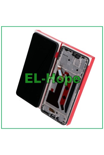 PANTALLA LCD TÁCTIL + MARCO ORIGINAL PARI SERVICE HONOR X9 5G ANY-NX1 CRISTAL NEGRO