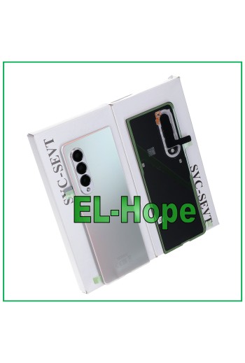 CUBIERTA TRASERA ORIGINAL PARA SAMSUNG GALAXY Z FOLD 3 5G SM-F926 PLATEADA