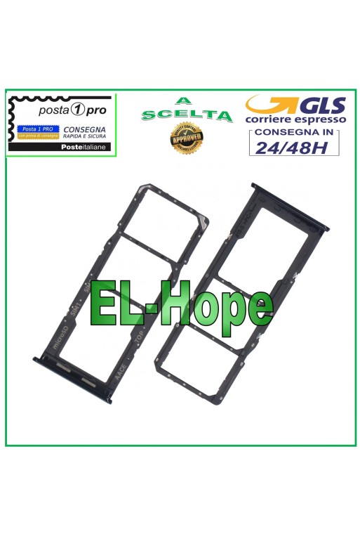COMPARTIMENTO PARA CARRITO DE RANURA NANO SIM MICRO SD SAMSUNG GALAXY A13 SM A136 B NEGRO