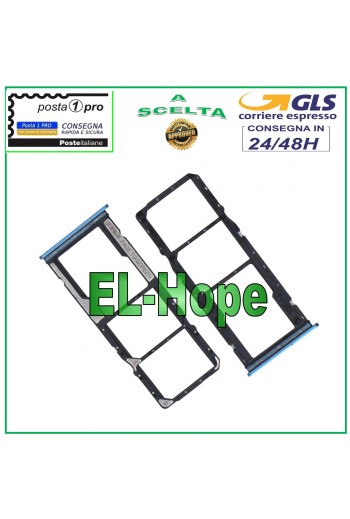 COMPARTIMENTO PARA TARJETA SIM SD XIAOMI REDMI 10 2022 22011119UY 21121119SG AZUL