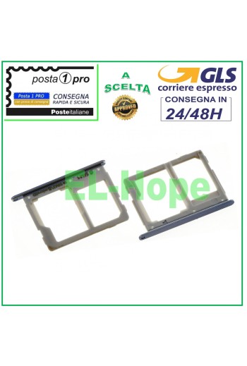 RANURA PARA CARRITO COMPARTIMENTO NANO TARJETA SIM TARJETA SD SAMSUNG GALAXY A5 2016 SM A510 F GRIS