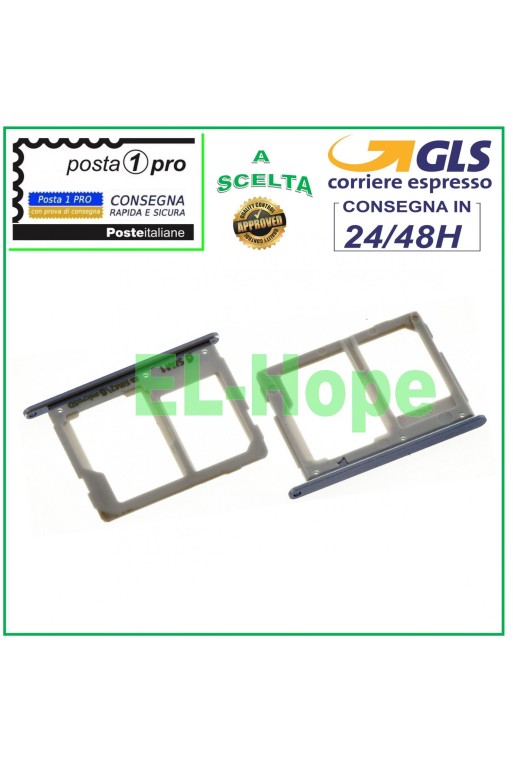 RANURA PARA CARRITO COMPARTIMENTO NANO TARJETA SIM TARJETA SD SAMSUNG GALAXY A5 2016 SM A510 F GRIS
