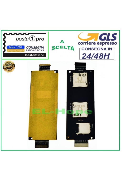 LECTOR SIM + LECTOR MICRO SD ASUS ZENFONE 2 LASER ZE551KL LECTOR DE TARJETAS SIM