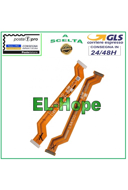 Cable flexible plano para conectar la placa base a la pantalla LCD del OPPO Realme 8 RMX3085
