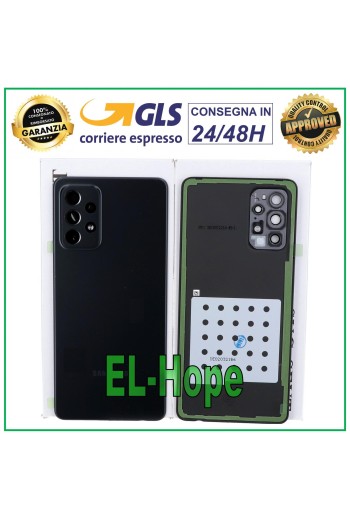 Carcasa trasera original Samsung Galaxy A72 SM-A726 5G de cristal negro