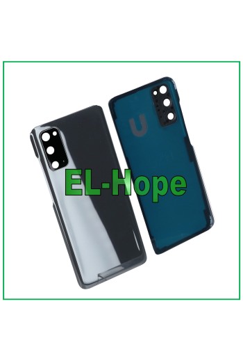 FUNDA TRASERA PARA SAMSUNG GALAXY S20 SM-G980 G981 TAPA TRASERA GRIS GRIS