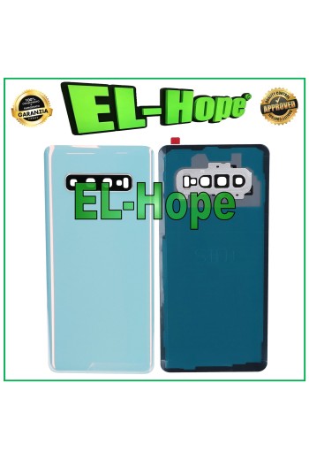 FUNDA TRASERA PARA SAMSUNG GALAXY S10+ PLUS SM-G975F TAPA TRASERA BLANCA
