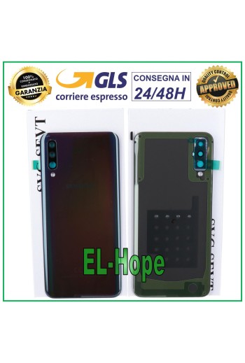 TAPA TRASERA ORIGINAL SAMSUNG GALAXY A50 SM-A505 CRISTAL NEGRO